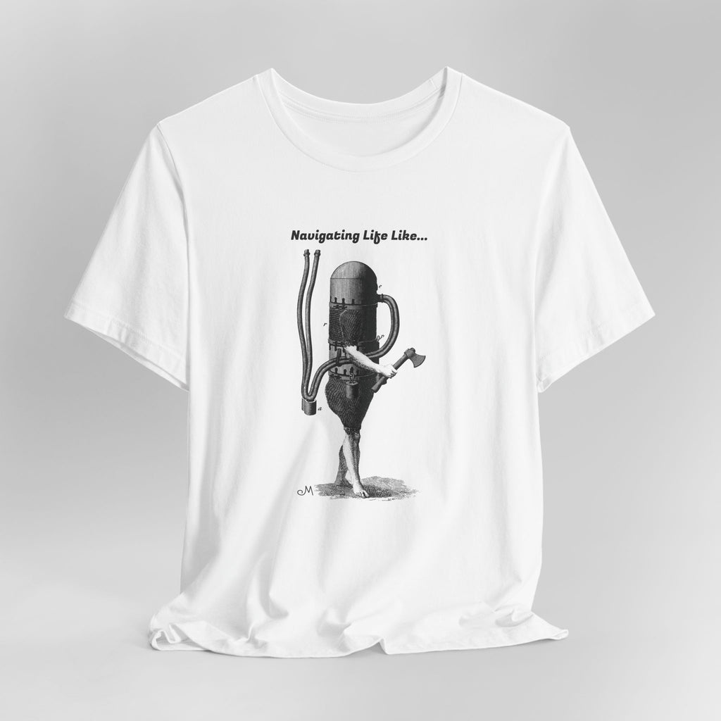"Navigating Life Like..." Vintage Diver Graphic Tee