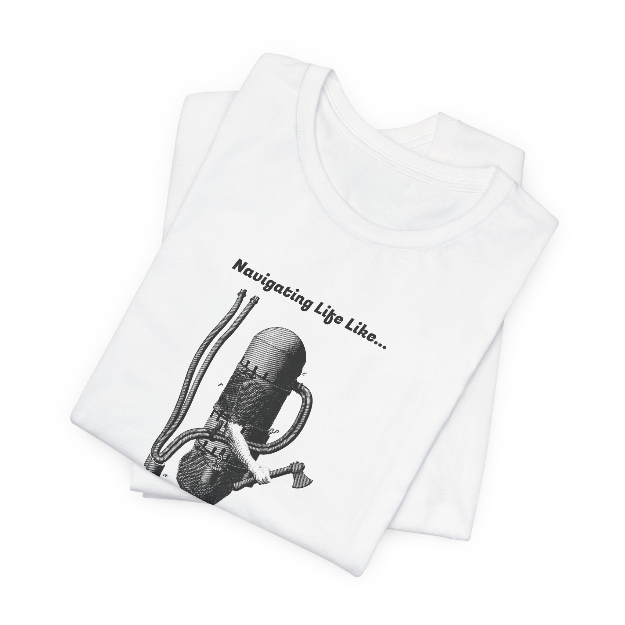 "Navigating Life Like..." Vintage Diver Graphic Tee