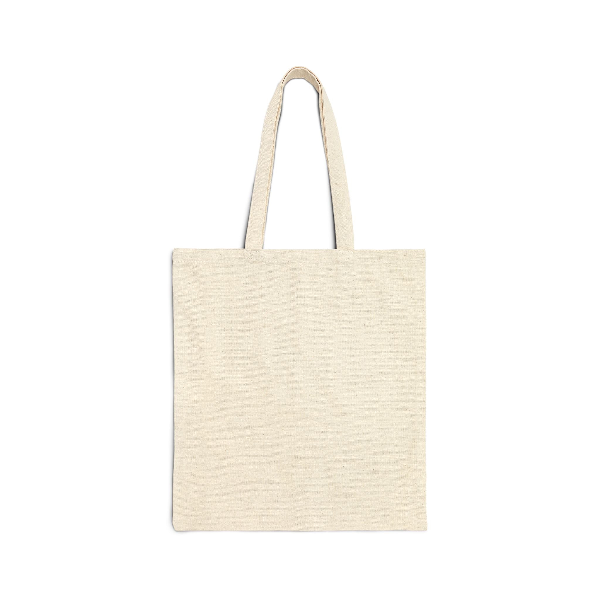 Tote Bag — Vintage Floral 'We Like It Wild...' Cotton Canvas Tote