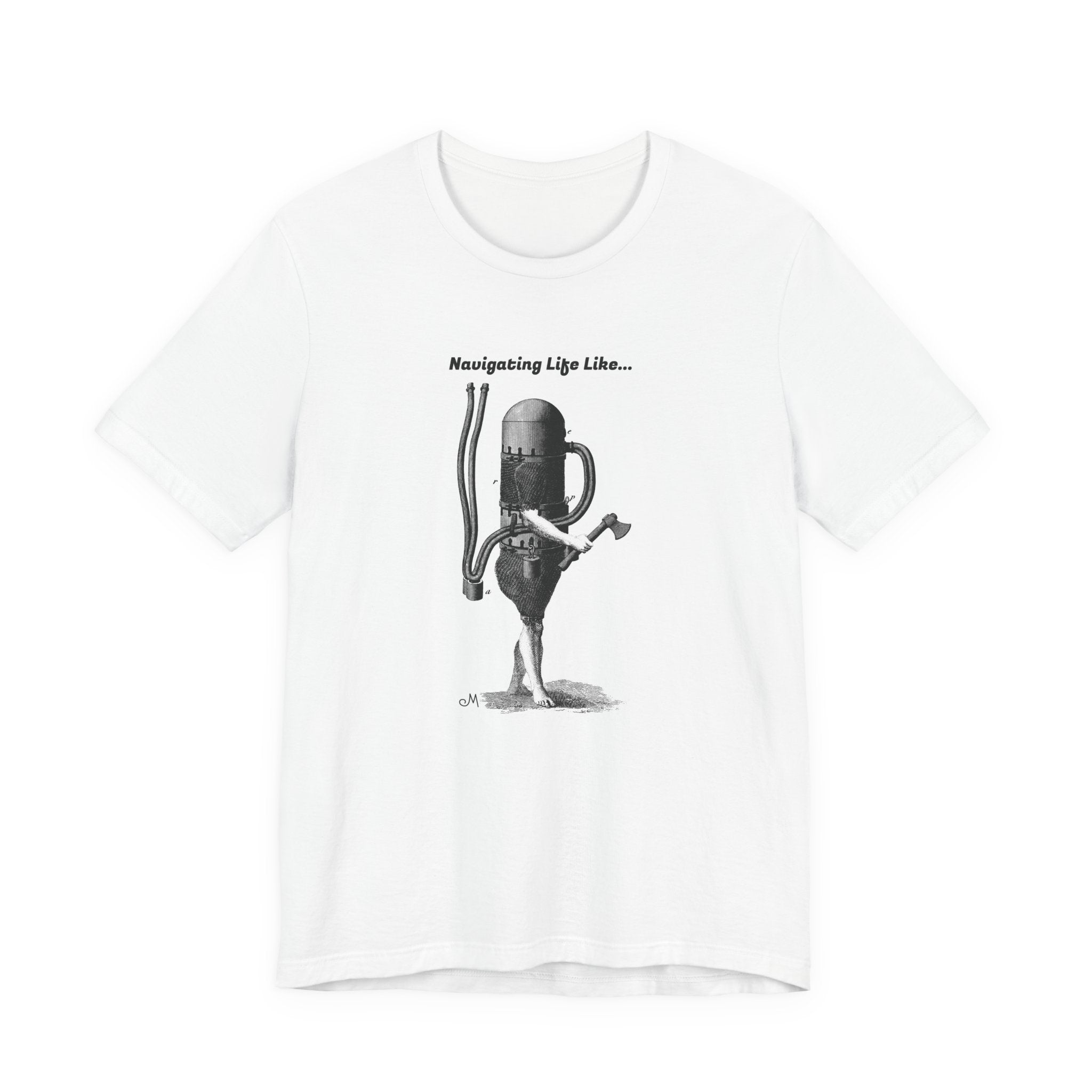 "Navigating Life Like..." Vintage Diver Graphic Tee