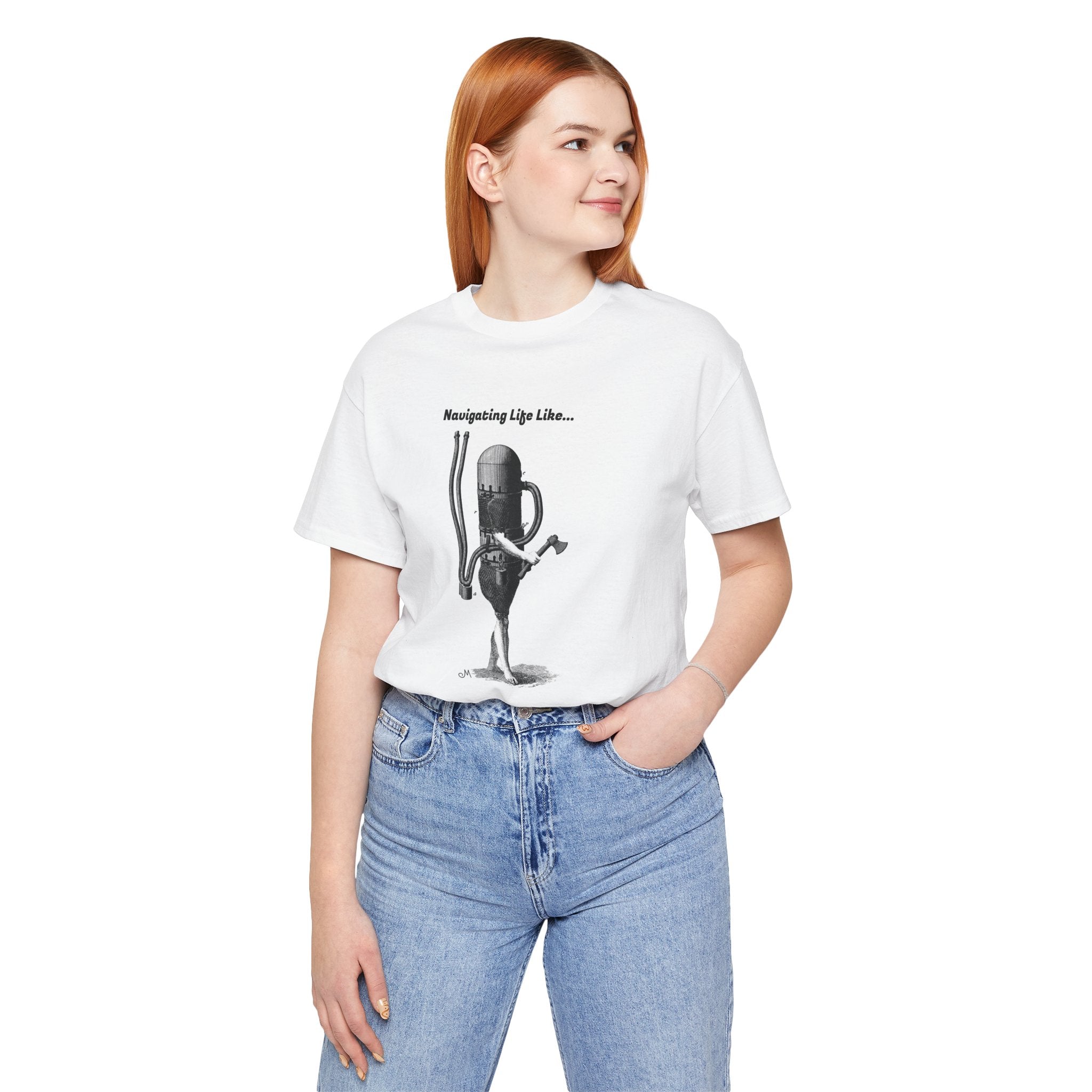 "Navigating Life Like..." Vintage Diver Graphic Tee