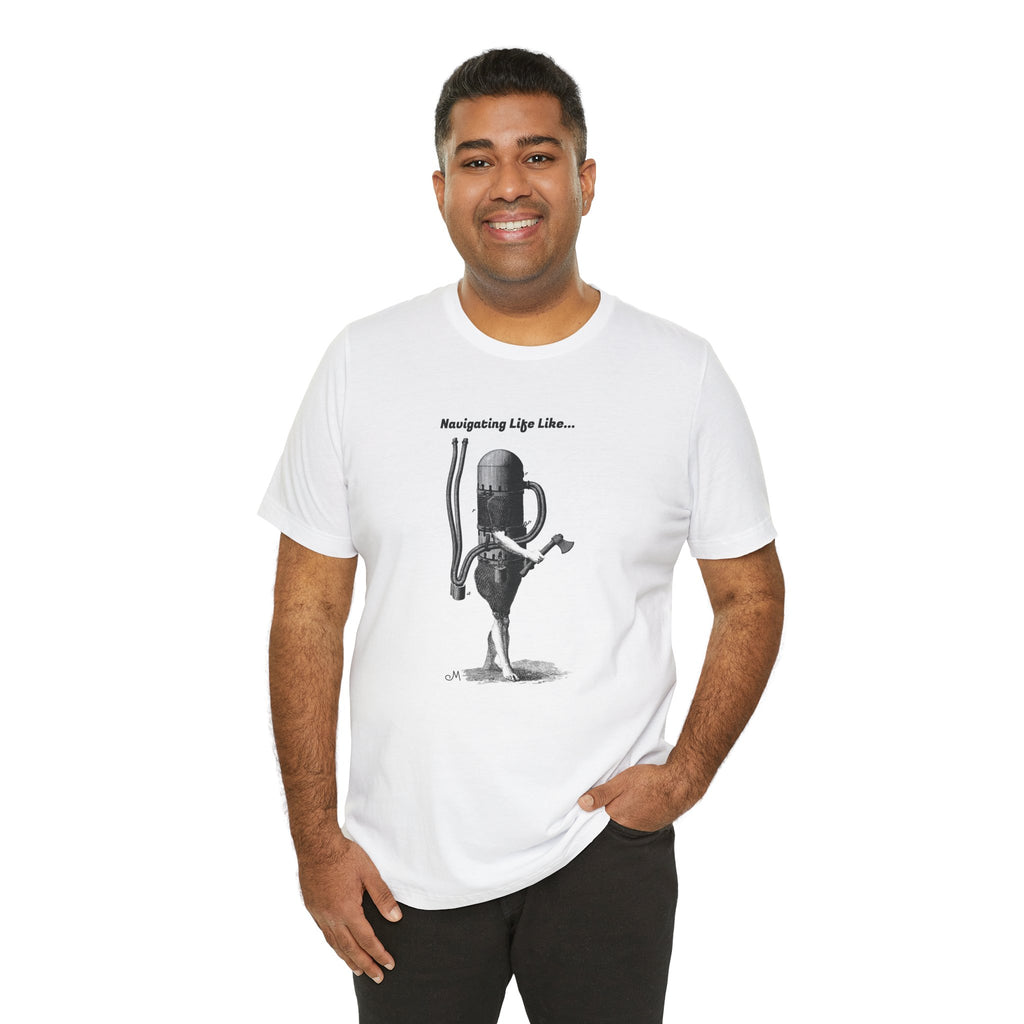"Navigating Life Like..." Vintage Diver Graphic Tee
