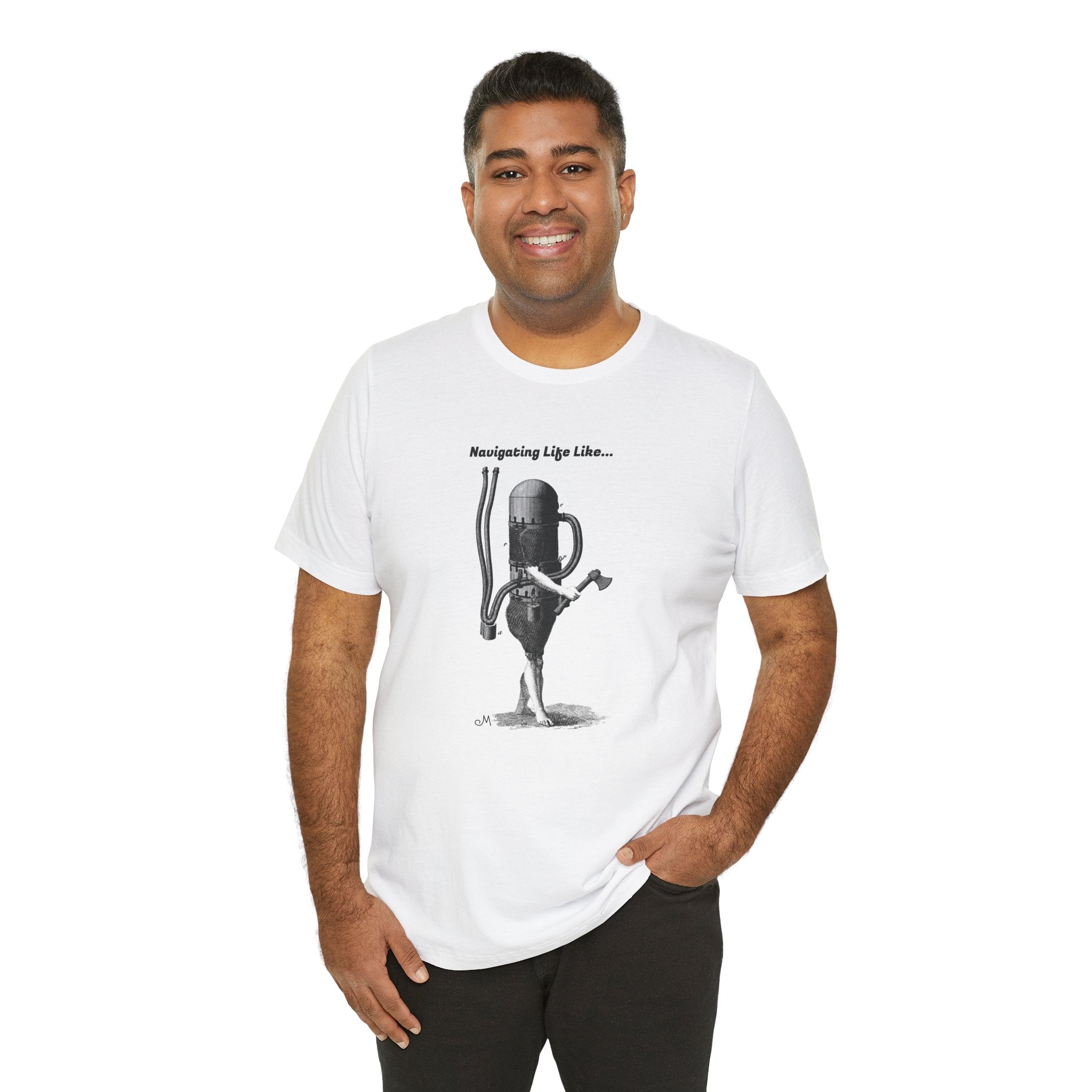 "Navigating Life Like..." Vintage Diver Graphic Tee